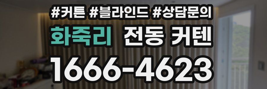 화죽리 전동 커텐