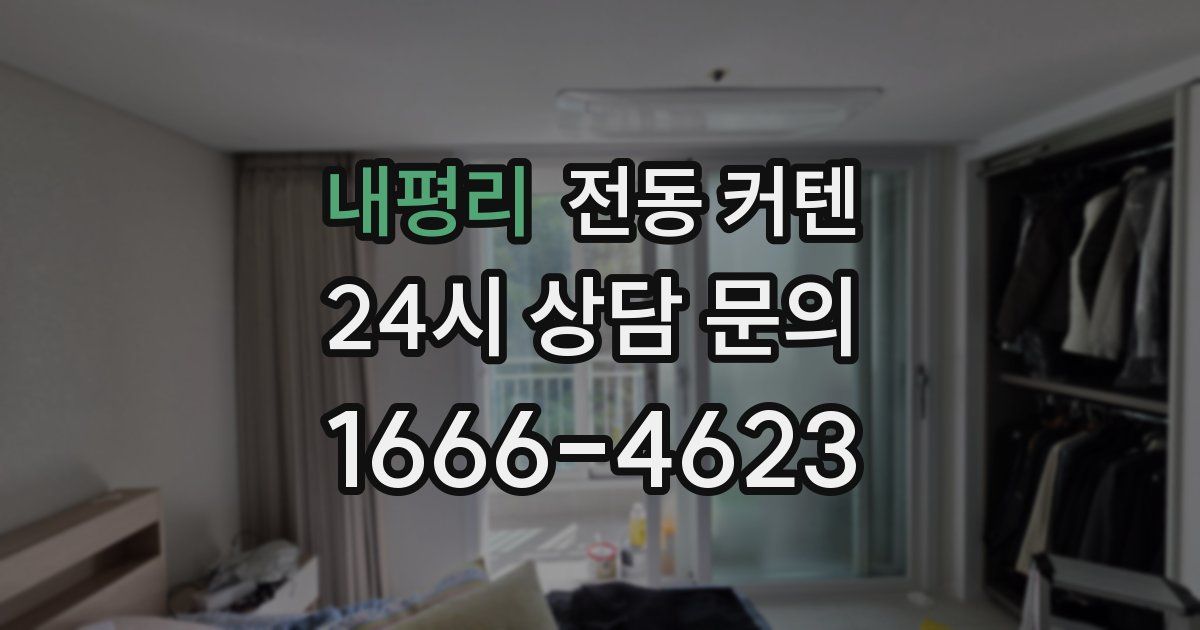 내평리 전동 커텐