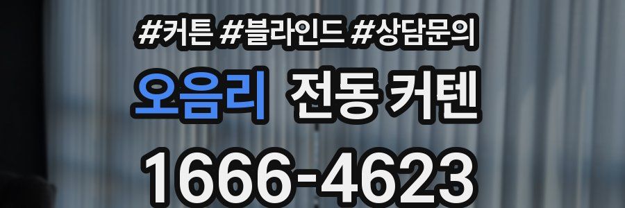 오음리 전동 커텐