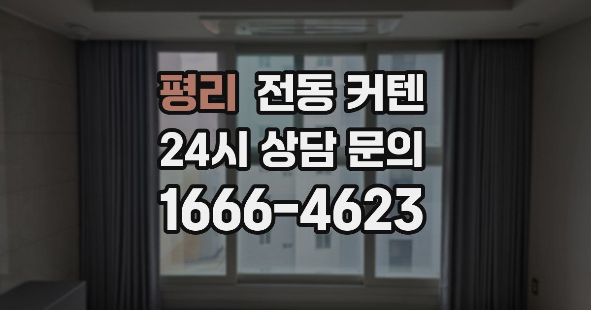 평리 전동 커텐