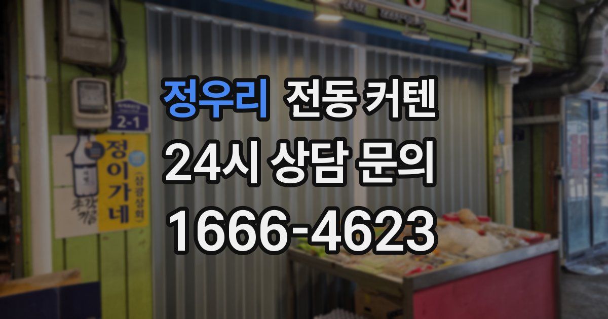 정우리 전동 커텐