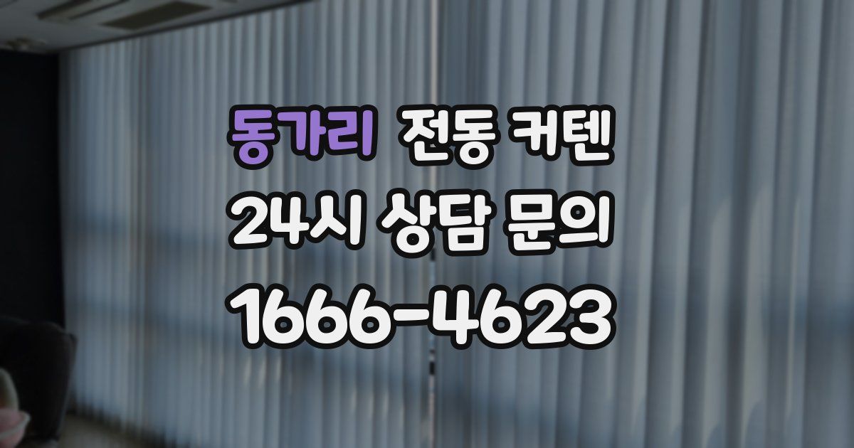 동가리 전동 커텐