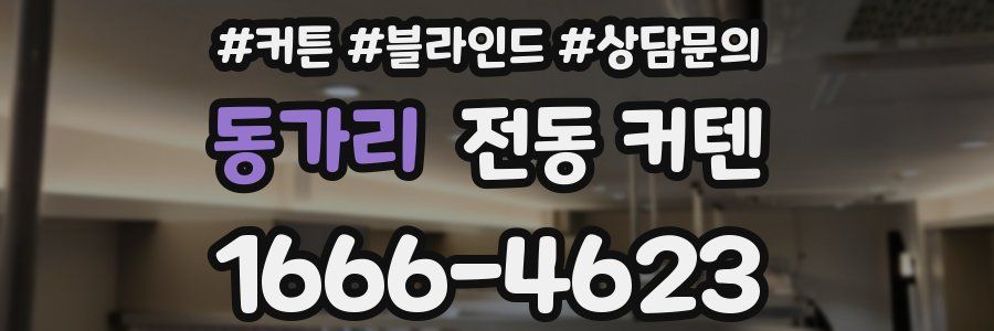 동가리 전동 커텐