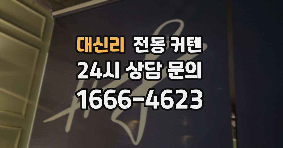 대신리 전동 커텐
