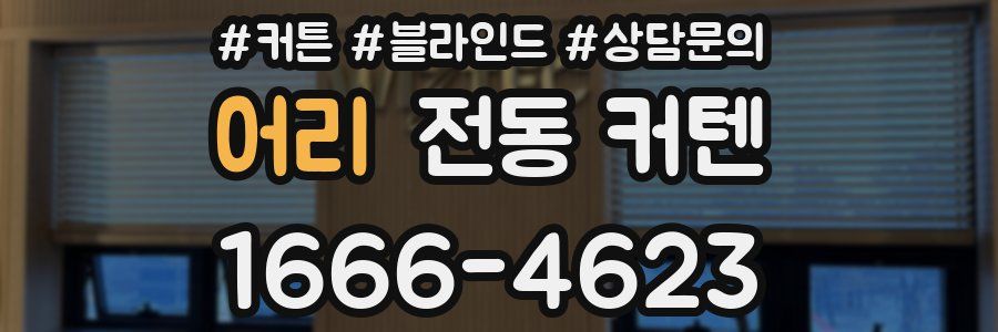 어리 전동 커텐