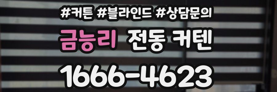 금능리 전동 커텐