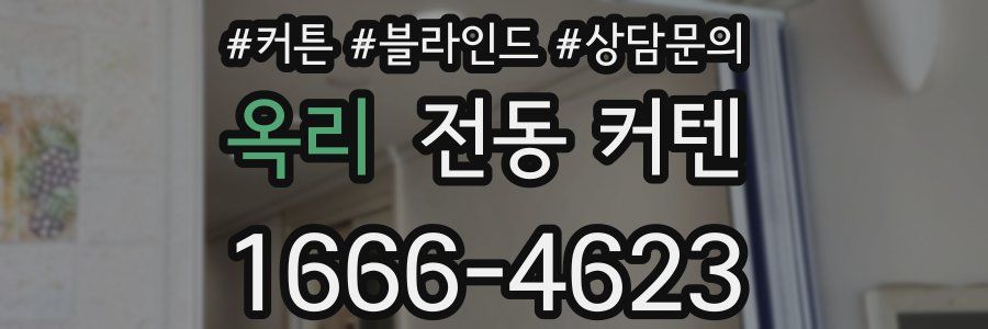 옥리 전동 커텐