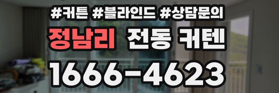정남리 전동 커텐
