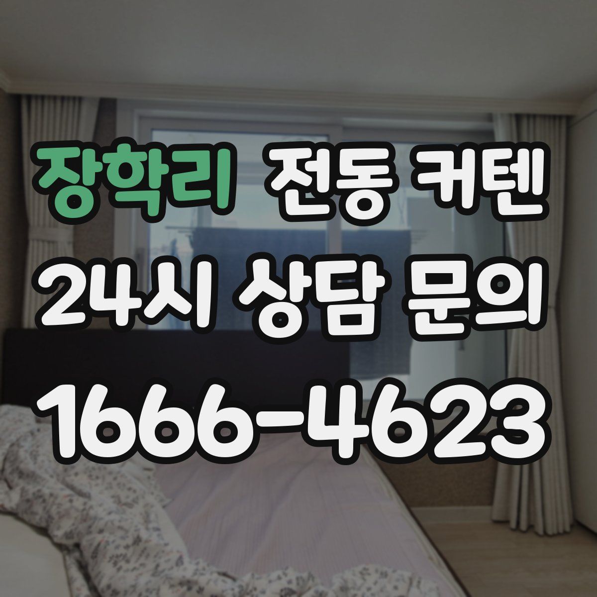 장학리 전동 커텐