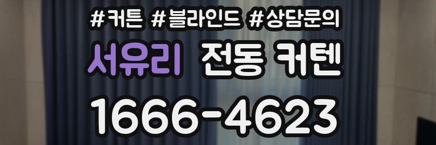 서유리 전동 커텐