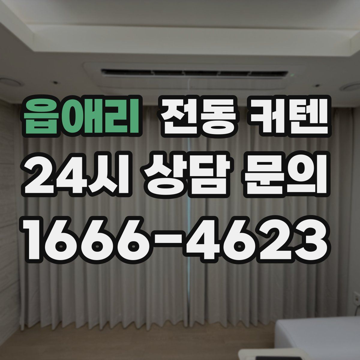 읍애리 전동 커텐
