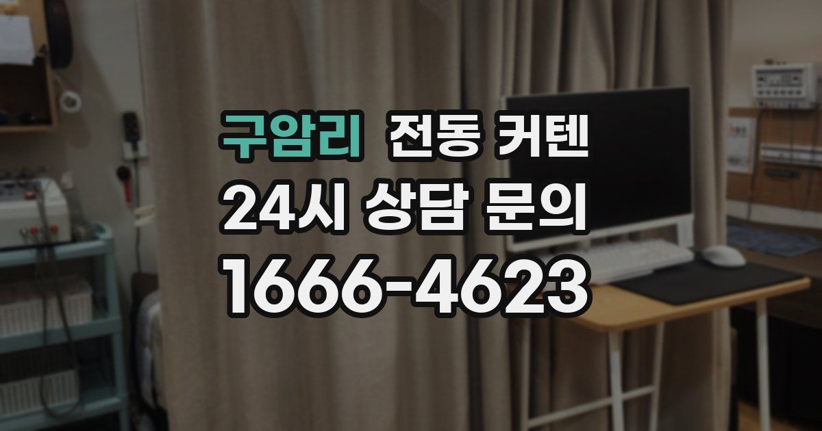 구암리 전동 커텐