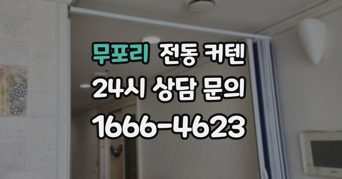 무포리 전동 커텐