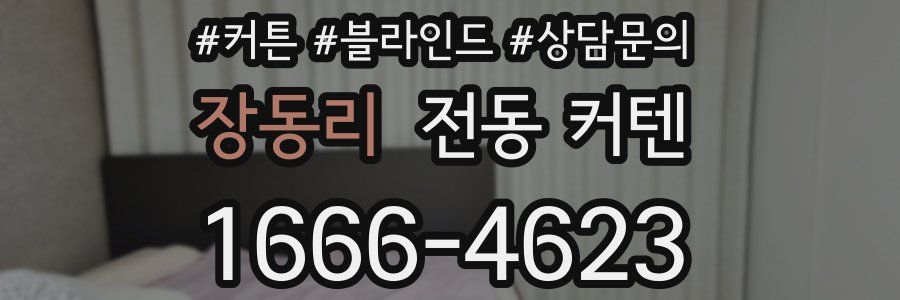 장동리 전동 커텐
