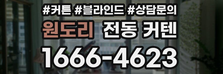 원도리 전동 커텐