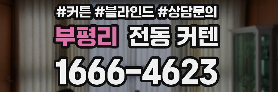 부평리 전동 커텐