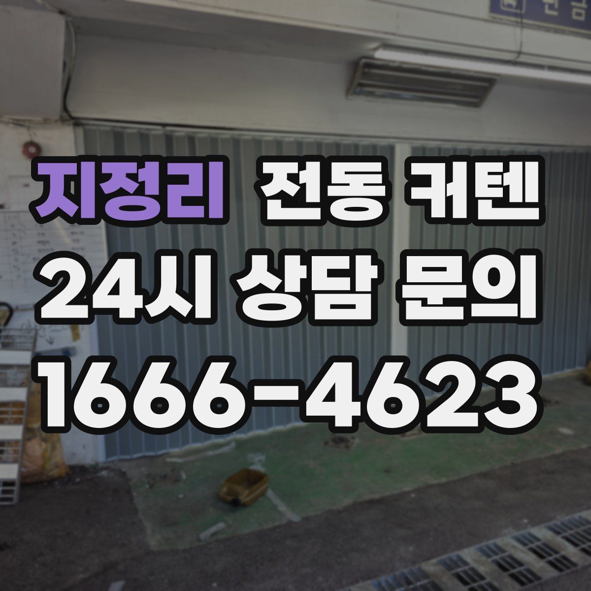 지정리 전동 커텐