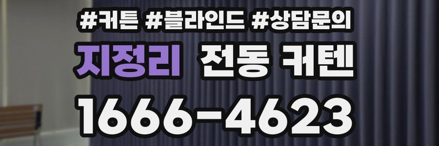 지정리 전동 커텐