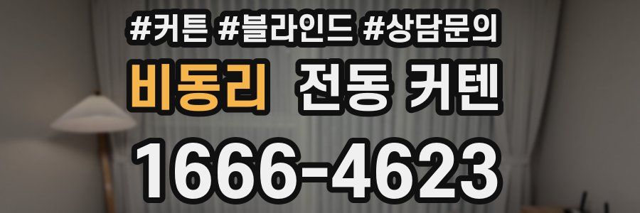 비동리 전동 커텐