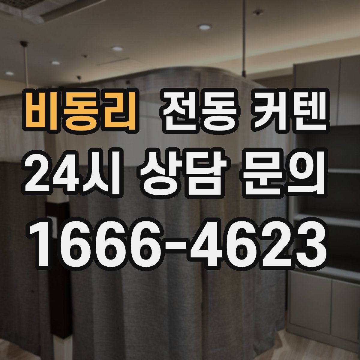 비동리 전동 커텐