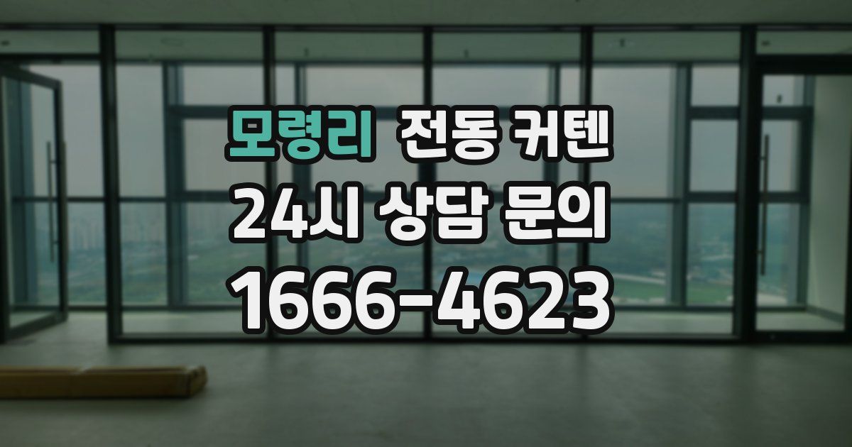 모령리 전동 커텐