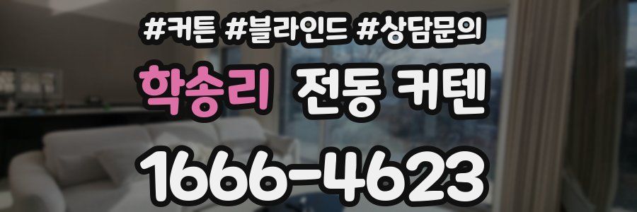 학송리 전동 커텐
