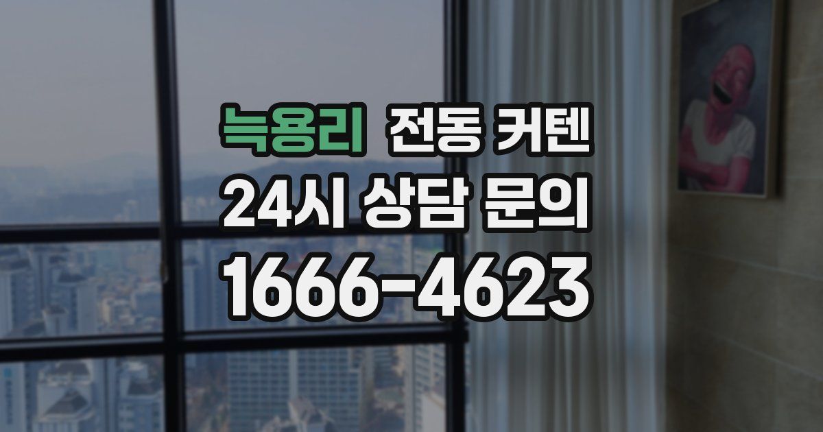 늑용리 전동 커텐