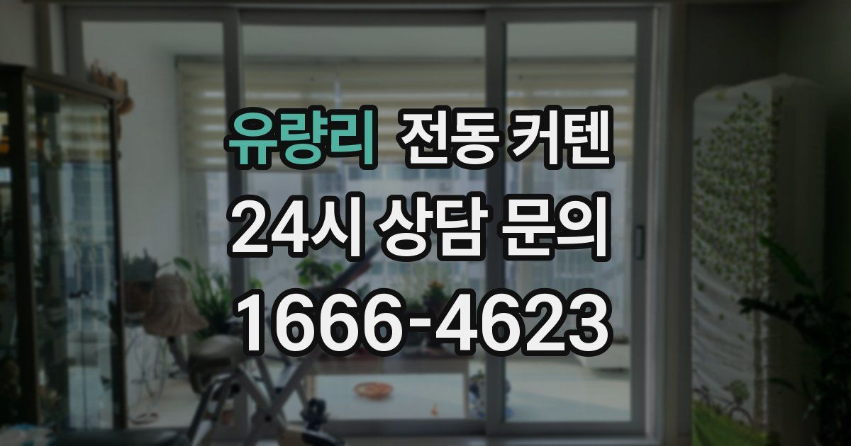 유량리 전동 커텐