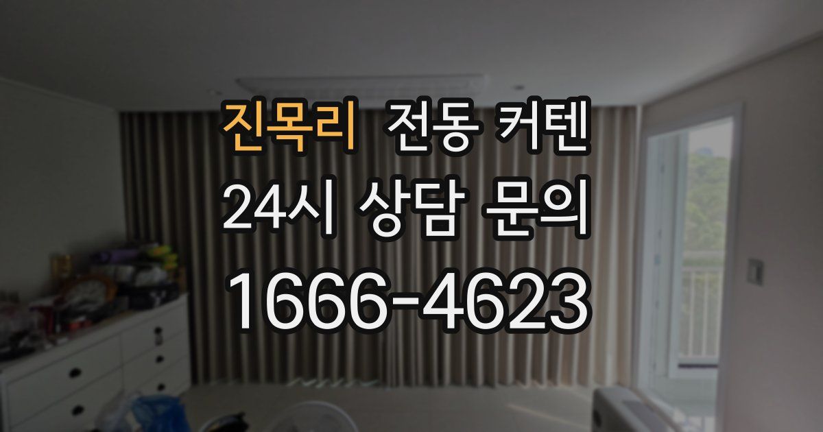 진목리 전동 커텐