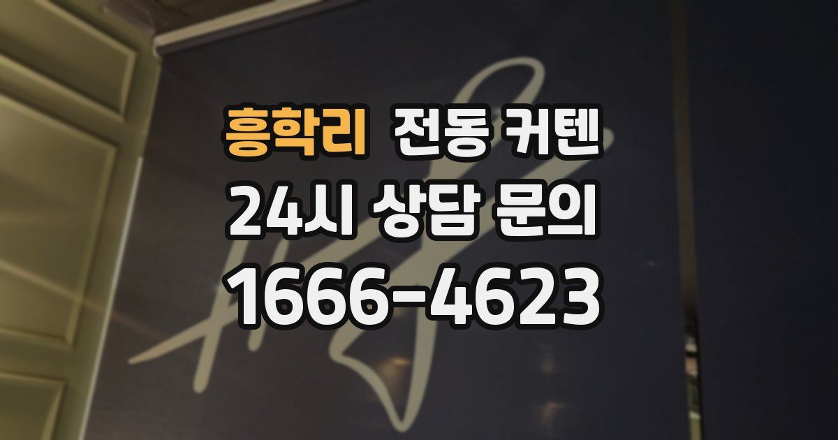 흥학리 전동 커텐