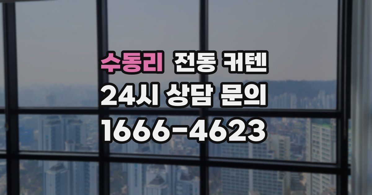 수동리 전동 커텐