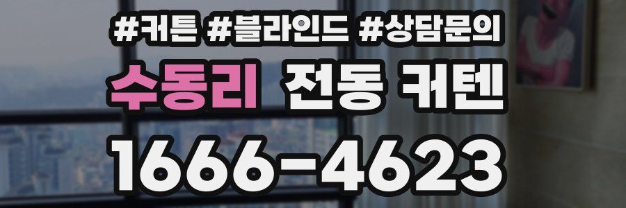 수동리 전동 커텐