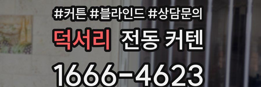 덕서리 전동 커텐