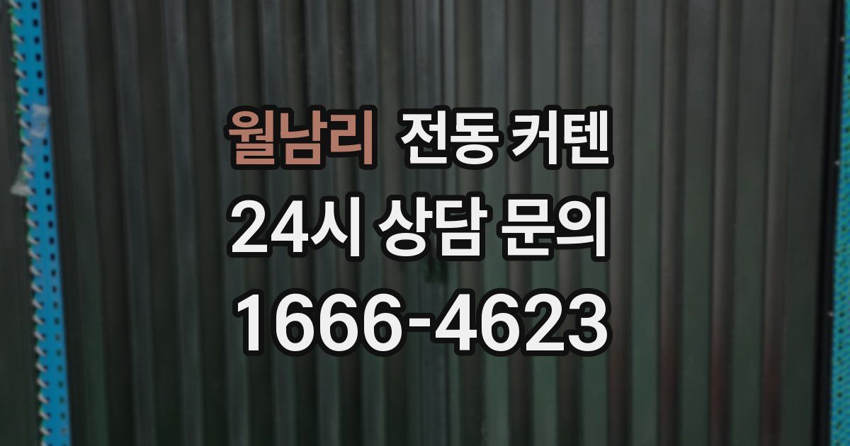 월남리 전동 커텐