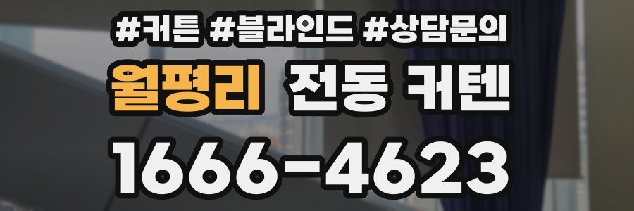 월평리 전동 커텐