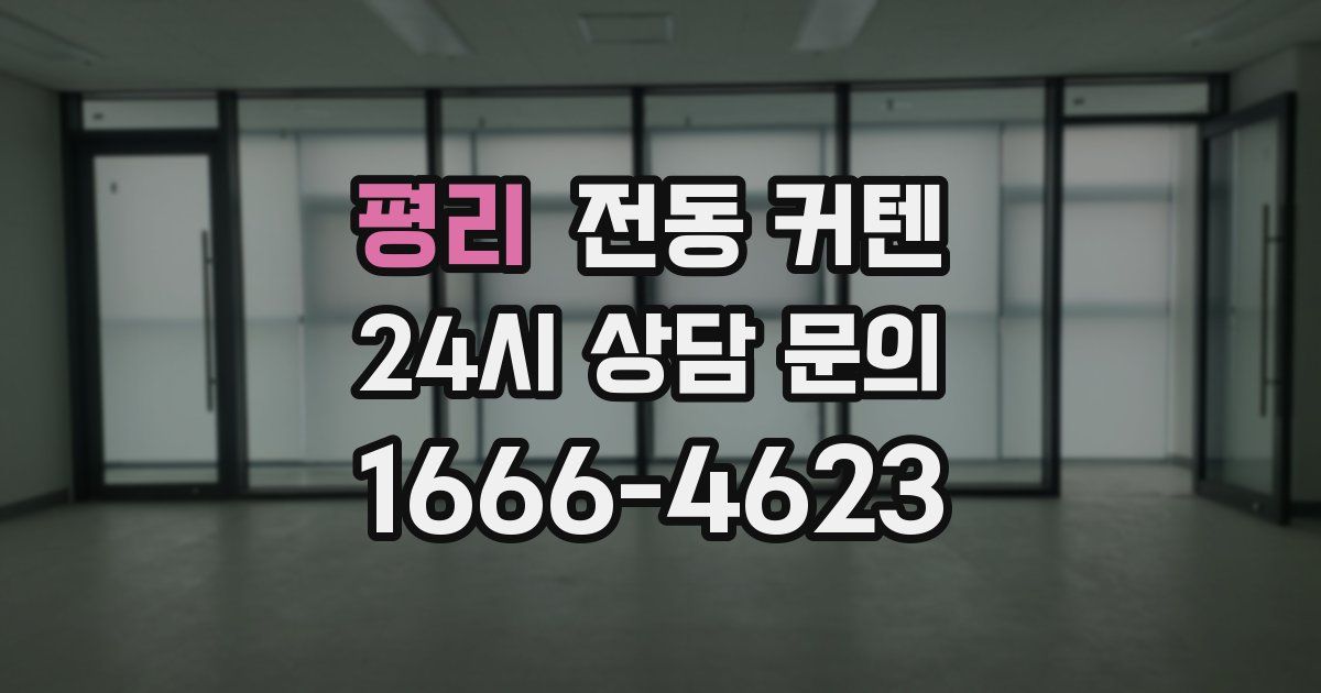 평리 전동 커텐