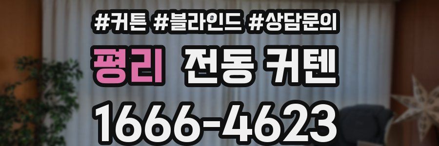 평리 전동 커텐