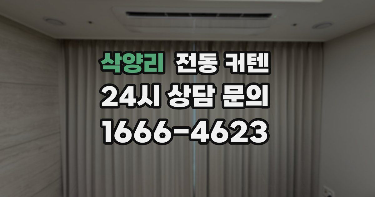 삭양리 전동 커텐