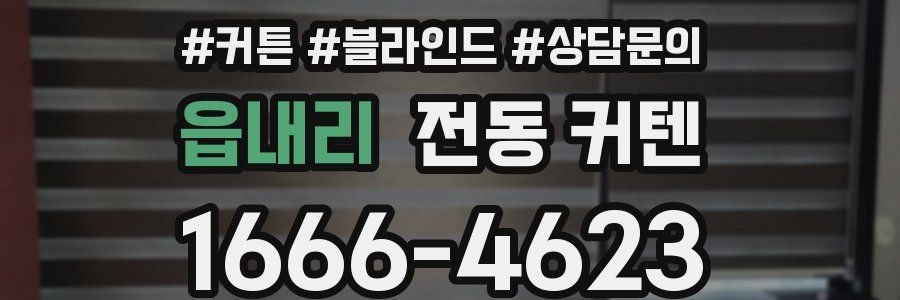 읍내리 전동 커텐