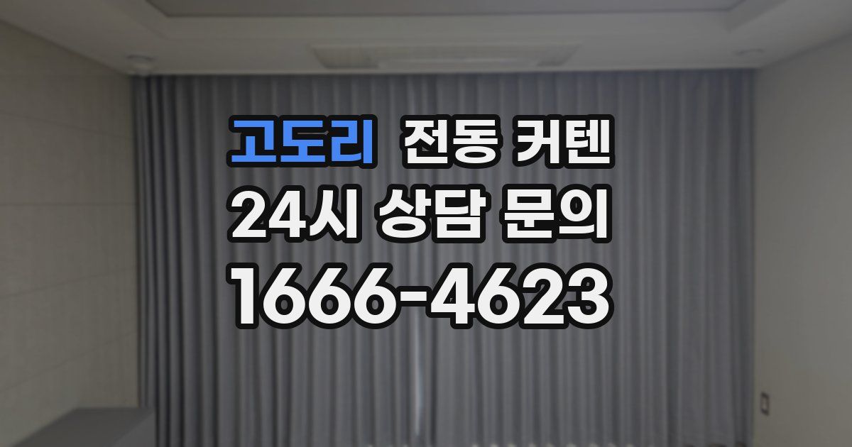 고도리 전동 커텐