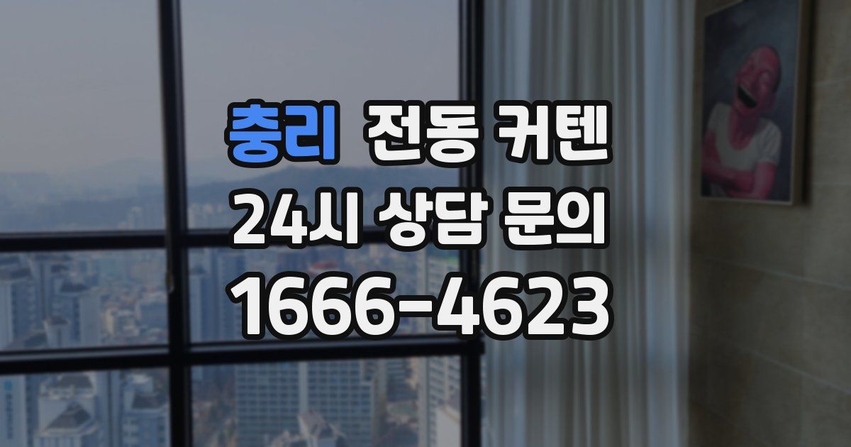 충리 전동 커텐