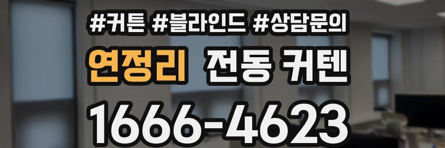 연정리 전동 커텐