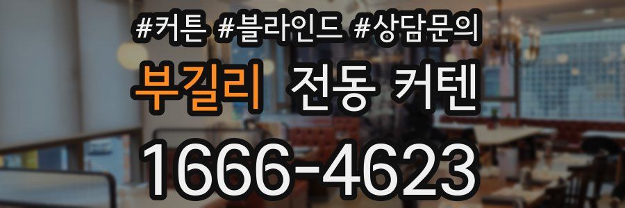 부길리 전동 커텐