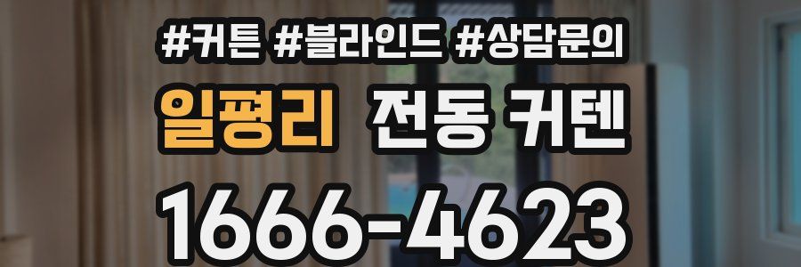 일평리 전동 커텐