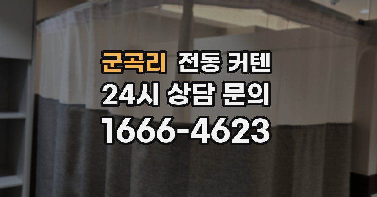 군곡리 전동 커텐