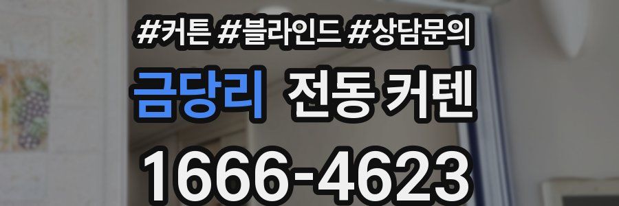 금당리 전동 커텐