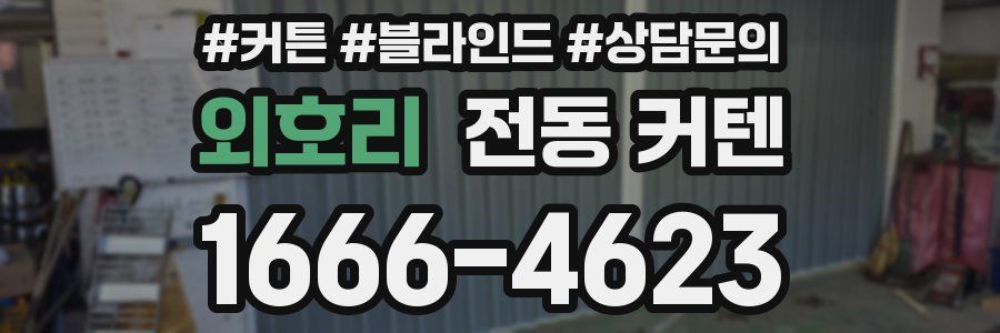 외호리 전동 커텐
