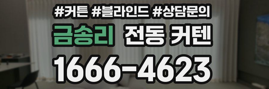 금송리 전동 커텐