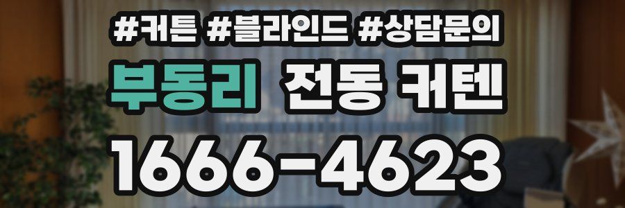 부동리 전동 커텐