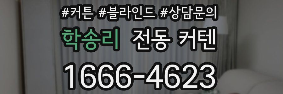 학송리 전동 커텐